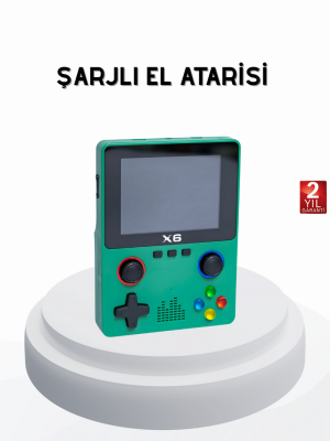 3.5 İnç IPS Ekranlı Taşınabilir Oyun Konsolu Ergonomik Çift Tetikli