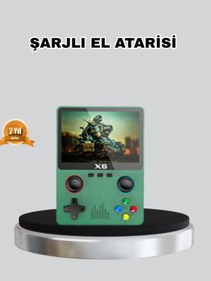 Retro Taşınabilir Konsol 3.5 IPS Ekran Ergonomik Çift LR Kontrollü