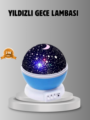 Çocuk Gece Lambası 6 Modlu Renkli LED Enerji Tasarruflu Masal Işığı