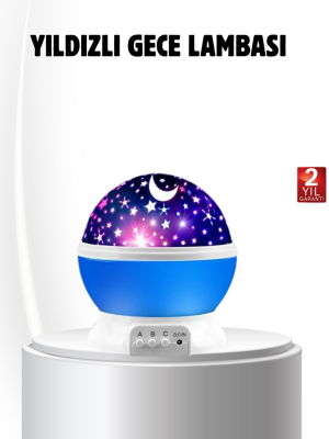 LED Gece Lambası 6 Renk Seçenekli Yumuşak Işıklı Uyku Yardımcı Lamba