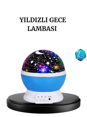 Renkli LED Gece Lambası 6 Işık Modlu Çocuk Odası Atmosfer Aydınlatma