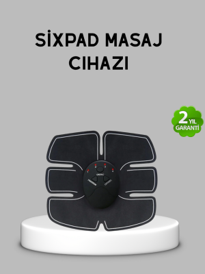 EMS Göbek ve Kol Kas Uyarıcı Cihaz 6 Modlu Elektronik Vücut Şekillendirici