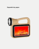 Alev Efektli Solar Lamba COB Işıklı Taşınabilir Bahçe Kamp Aydınlatma - Görsel 5