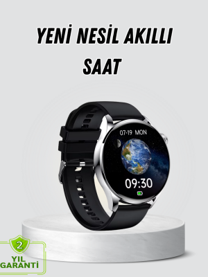 Akıllı Saat GPS Nabız Uyku Takibi Sesli Arama Titreşim Bildirimli
