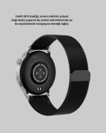 Akıllı Saat GPS Nabız Uyku Takibi Sesli Arama Titreşim Bildirimli - Görsel 5
