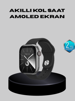 Kablosuz Şarjlı Akıllı Saat Bluetooth Arama Bildirim Destekli Uzun Pil Ömürlü