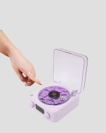 Retro Pikap Hoparlör Bluetooth AUX USB Type-C Projektörlü 360° Sesli Taşınabilir - Görsel 4