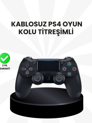 Şarjlı Kablosuz PS4 Oyun Kolu Titreşimli Hassas Kontrol