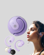 S05 Bluetooth 5.3 Kulaklık IPX4 Su Geçirmez Hızlı Eşleşme Güçlü Stereo Ses - Görsel 5