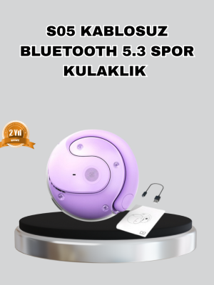 Bluetooth 5.3 S05 Kablosuz Kulaklık IPX4 Spor Uyumlu Suya Dayanıklı Stereo