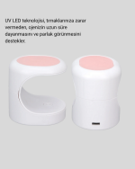 Taşınabilir Mini Oje Kurutma Makinesi 16W UV LED Hızlı Etkili Kurutucu - Görsel 2