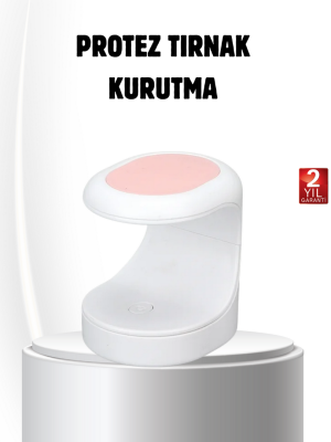 LED Mini Oje Kurutucu Taşınabilir Hızlı Kuruma Cihazı 3 LED Işıklı