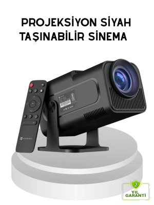 HDMI USB Girişli Akıllı Projeksiyon Cihazı Taşınabilir Düşük Tüketimli