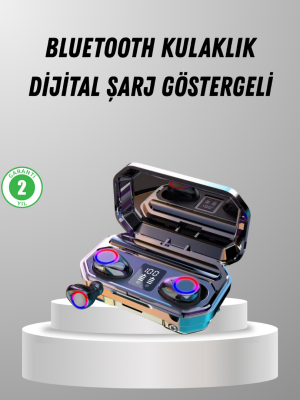 Şarj Kutulu Kablosuz Kulaklık Ergonomik Spor Seyahat Uyumlu Uzun Kullanım