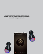 Bluetooth Kablosuz Kulaklık 4 Saat Kullanım Şarj Kutulu Düşük Enerji Tüketimli - Görsel 4