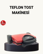 Tost Makinesi Geniş Kapasiteli Çıkarılabilir Plaka Üç Kademeli Isı Ayarlı