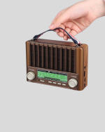 Güneş Enerjili Taşınabilir Hoparlör KTF-1428 Bluetooth Radyo USB SD Kart Destekli - Görsel 4