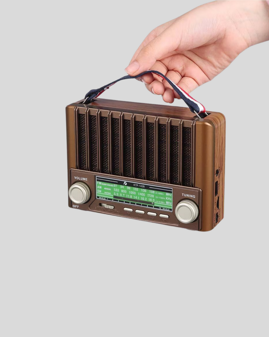 1242047_6-170.png Güneş Enerjili Taşınabilir Hoparlör KTF-1428 Bluetooth Radyo USB SD Kart Destekli - Görsel 4