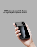 Manyetik Powerbank 15W Wireless Hızlı Şarj LED Ekranlı - Görsel 3