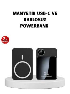 MagSafe Uyumlu Powerbank 20W PD 15W