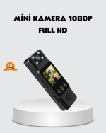 180 Derece Dönebilen Mini Kamera Full HD TFT Ekran Hareket Sensörlü