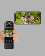 180° Döner Lensli Mini Kamera 1080P Full HD Hareket Algılama 1200mAh - Görsel 5