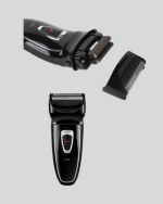 Şarjlı Kablosuz Tıraş Makinesi Çift Başlık Kuru Tıraş Ergonomik Taşınabilir - Görsel 4