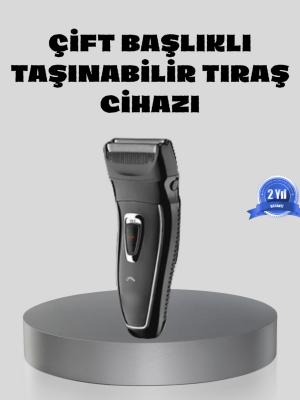 Erkek Tıraş Makinesi Kablosuz Kuru Tıraş Folyo Başlık Yıkanabilir Gövde