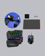 5’i 1 Arada Mobil Oyun Seti Bluetooth 5.3 Klavye Mouse Dönüştürücü Gaming Kit - Görsel 2