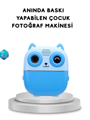 48MP Termal Baskılı Çocuk Dijital Kamera 1080P Video 2.4'' Ekran 6X Zoom