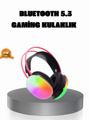 Ergonomik RGB Bluetooth Kulaklık 3D Ses