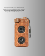 Klasik Görünümlü Bluetooth Hoparlör 360 Derece Stereo ve FM Radyo - Görsel 4