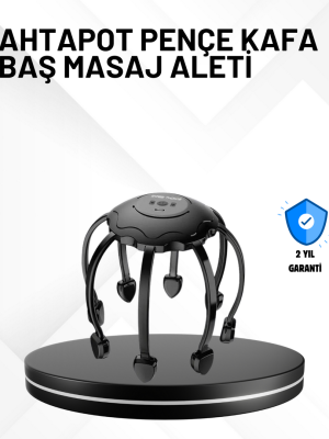 Taşınabilir Kafa Masaj Cihazı Eller Serbest 360° Profesyonel Masaj