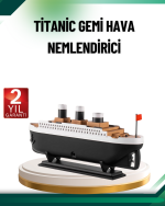 Buhar Efektli Titanik Gemi Oda Kokusu Difüzör LED Işıklı Nemlendirici