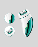 3 in 1 Epilatör Metal Başlıklı IPX5 Su Geçirmez 90 Dakika Şarjlı Epilasyon Cihazı - Görsel 3