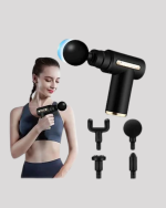 Derin Doku Masaj Tabancası 4 Başlık 6 Kademeli Sessiz Güç Şarjlı Kas Gevşetici - Görsel 3