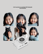 Cep Boy Vintage Dijital Kamera LED Destekli Full HD Video - Görsel 5