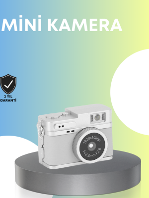 Mini Retro Dijital Kamera 1080P Full HD Dahili 128GB Hafızalı