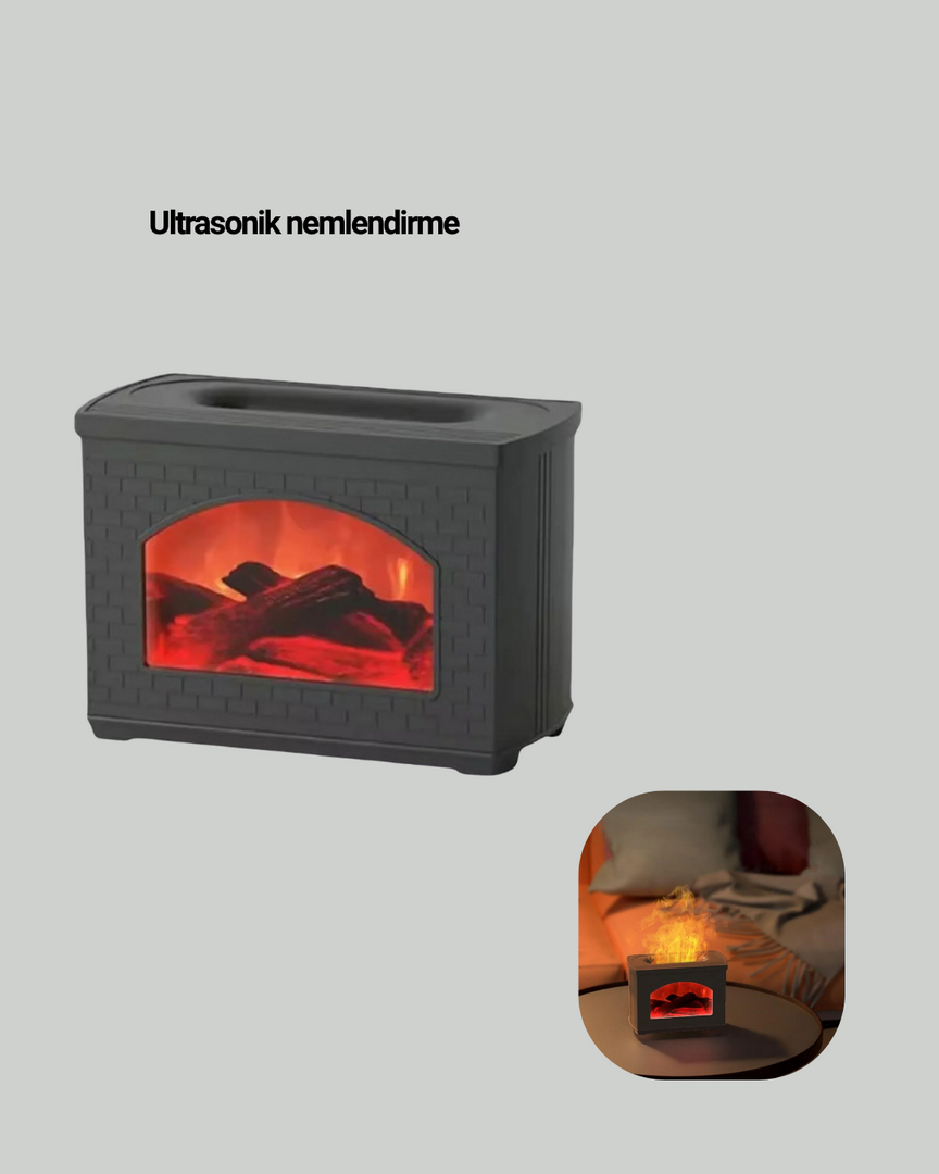 1242742_8-45.png Aromaterapi Uyumlu Ultrasonik Oda Nemlendirici Ayarlanabilir Sis Çıkışlı - Görsel 3