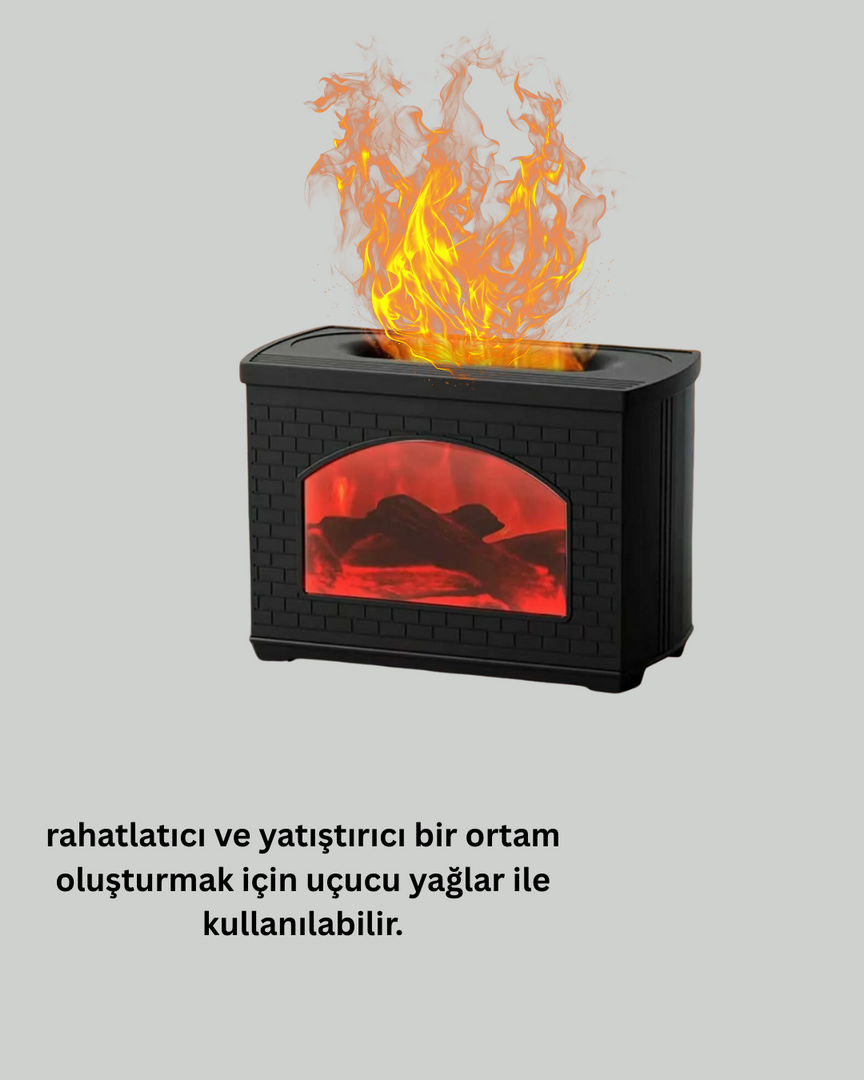 1242742_9-45.png Aromaterapi Uyumlu Ultrasonik Oda Nemlendirici Ayarlanabilir Sis Çıkışlı - Görsel 4