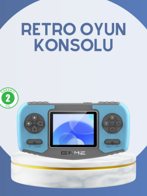 Çocuklara Özel Retro Oyun Konsolu Portatif Eğlence Cihazı