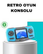Taşınabilir Mini Video Oyun Konsolu Ergonomik Tasarım
