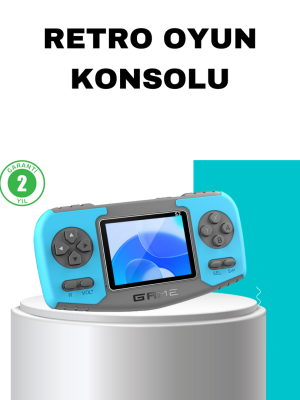 Taşınabilir Mini Video Oyun Konsolu Ergonomik Tasarım