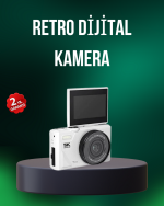 5K 75MP Dijital Kamera WiFi Aktarımlı Otofokus ve 18x Dijital Zoom