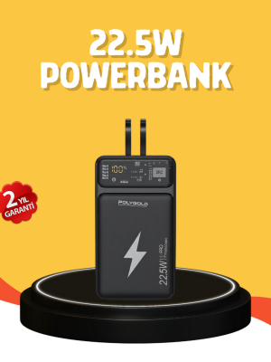 Powerbank 10000 mAh Dijital Göstergeli Taşınabilir
