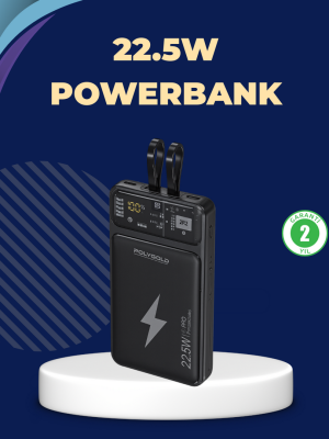 Taşınabilir Powerbank 22.5W Hızlı Şarj Destekli