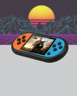 520 Oyunlu Mini Oyun Konsolu AV Çıkışlı HD LCD Ekranlı - Görsel 4