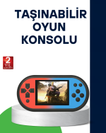 520 Oyunlu Taşınabilir Oyun Konsolu HD Ekranlı Retro Eğlence