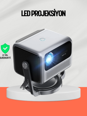 Smart Projector Android TV Yüksek Parlaklık Ev Sineması