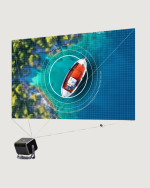 Smart Projector Android TV Yüksek Parlaklık Ev Sineması - Görsel 5